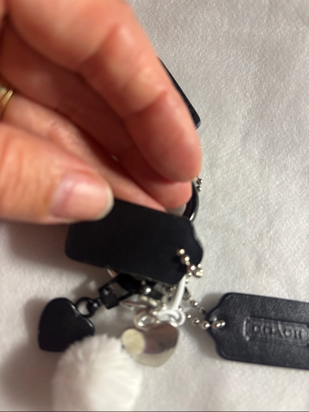 Coach mini tags (3) and (3) other key chains - Picture 7 of 14